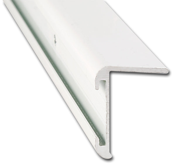 Moulure d'angle aluminium blanc polaire 16 pieds – Moulure à jambe longue pour VR