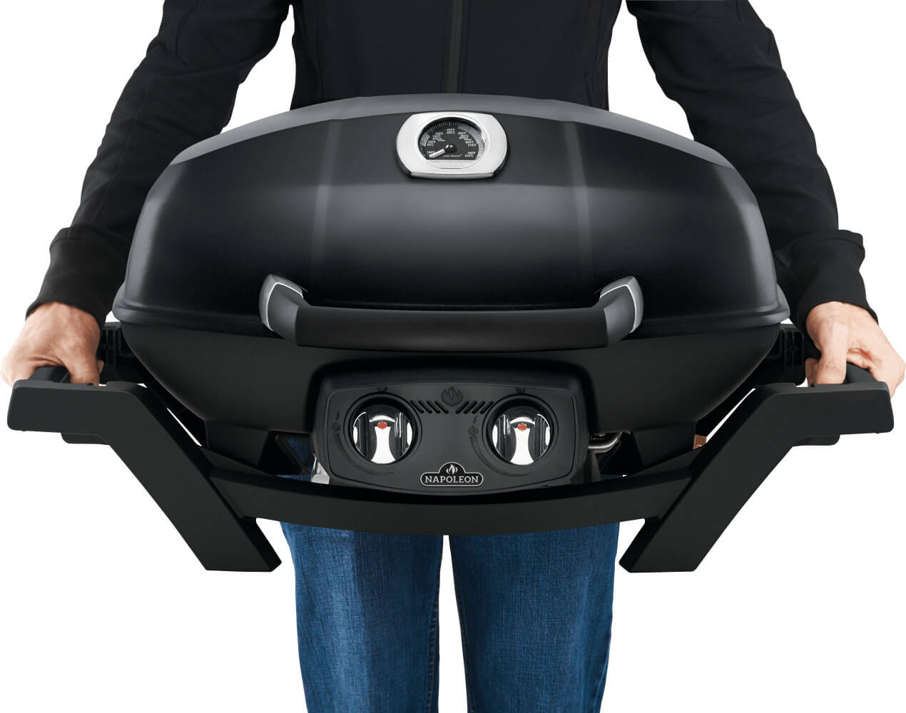 Barbecue Portable Napoleon TravelQ™ PRO285 - Gaz Propane, Grilles en Fonte, Haute Performance