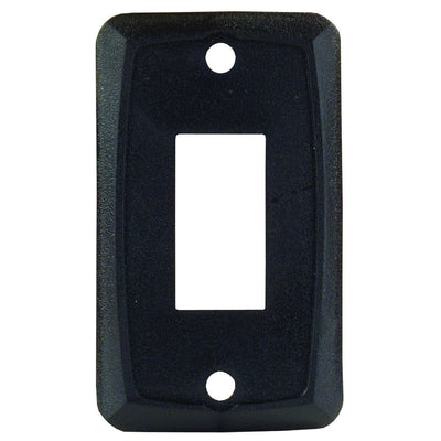 Plaque de finition pour interrupteur JR Products 19-1886 noire