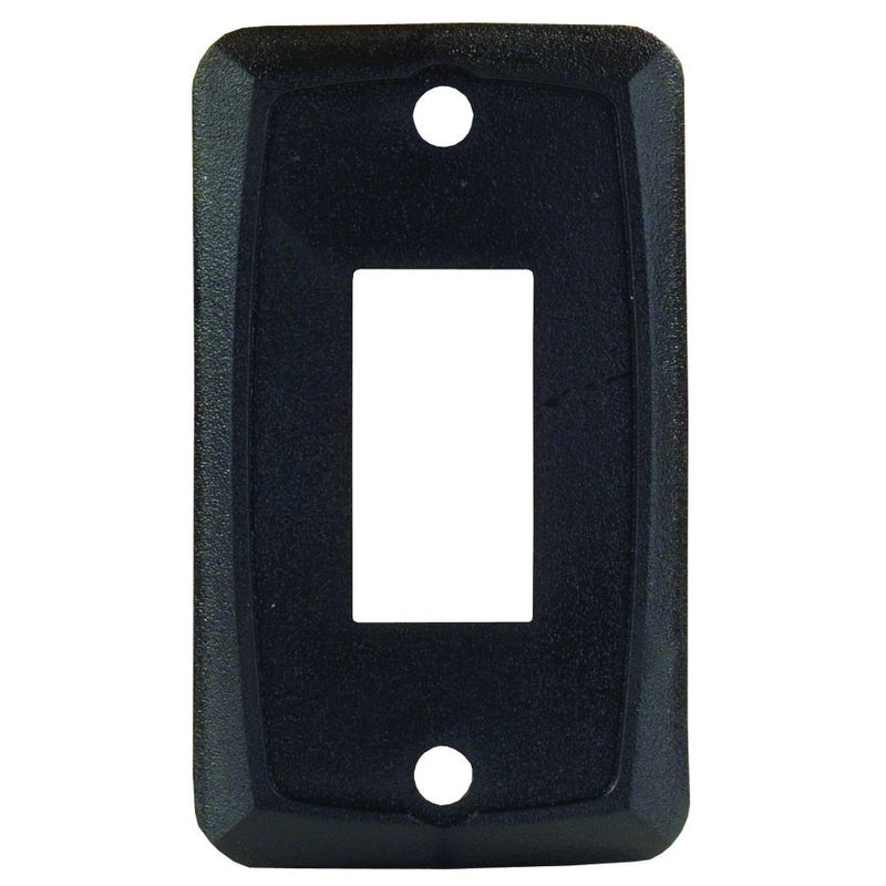Plaque de finition pour interrupteur JR Products 19-1886 noire