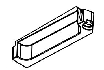 Poignée de porte de réfrigérateur Norcold 71-5636 noire – Série 2117/2118
