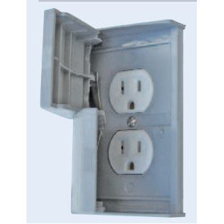 Receptacle; outdoor use; 125 Volt AC Power; Dual-R