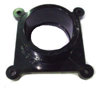 3 Inch Waste Water Valve Fitting with Flange - Spigot and Flanged Connectors