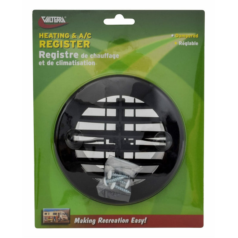 Registre de plafond 4'' noir
