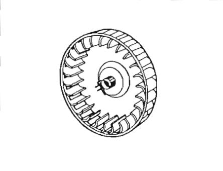 Roue de combustion pour fournaise