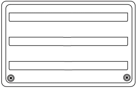 Ventilation de Réfrigérateur Dometic - Vent Inférieur/Supérieur - Plastique Noir 16x24 Pouces