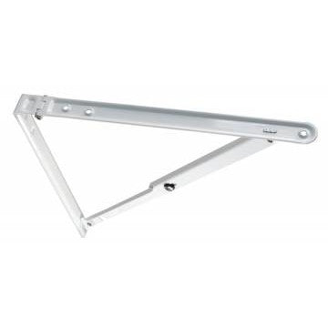 Support pliant pour tablette JR Products 20-1145 – blanc, 12 po x 12 po