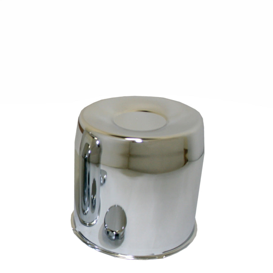 Capuchon chrome centre 8 trous – Cache-moyeu pour roue de remorque