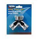 Double on off metal valve