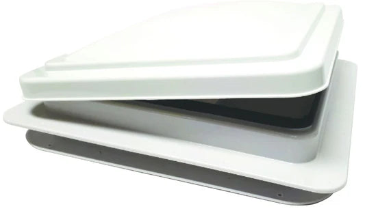 Heavy Duty RV Roof Vent 14x14 White