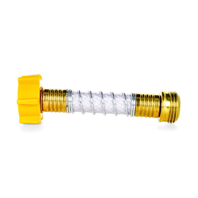 Protecteur de Tuyau Flexible Camco RV avec Pince – Élimine les Plis au Robinet, Facile à Installer – Certifié Faible Teneur en Plomb