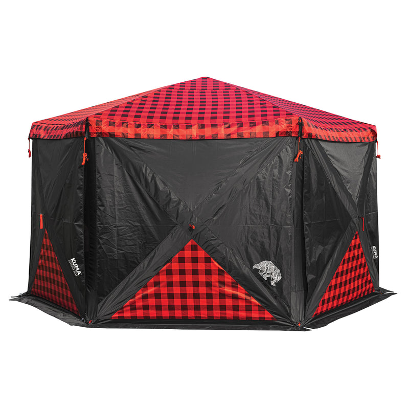 Kuma Outdoor Gear Bear Den Deluxe Gazebo - Red/Black