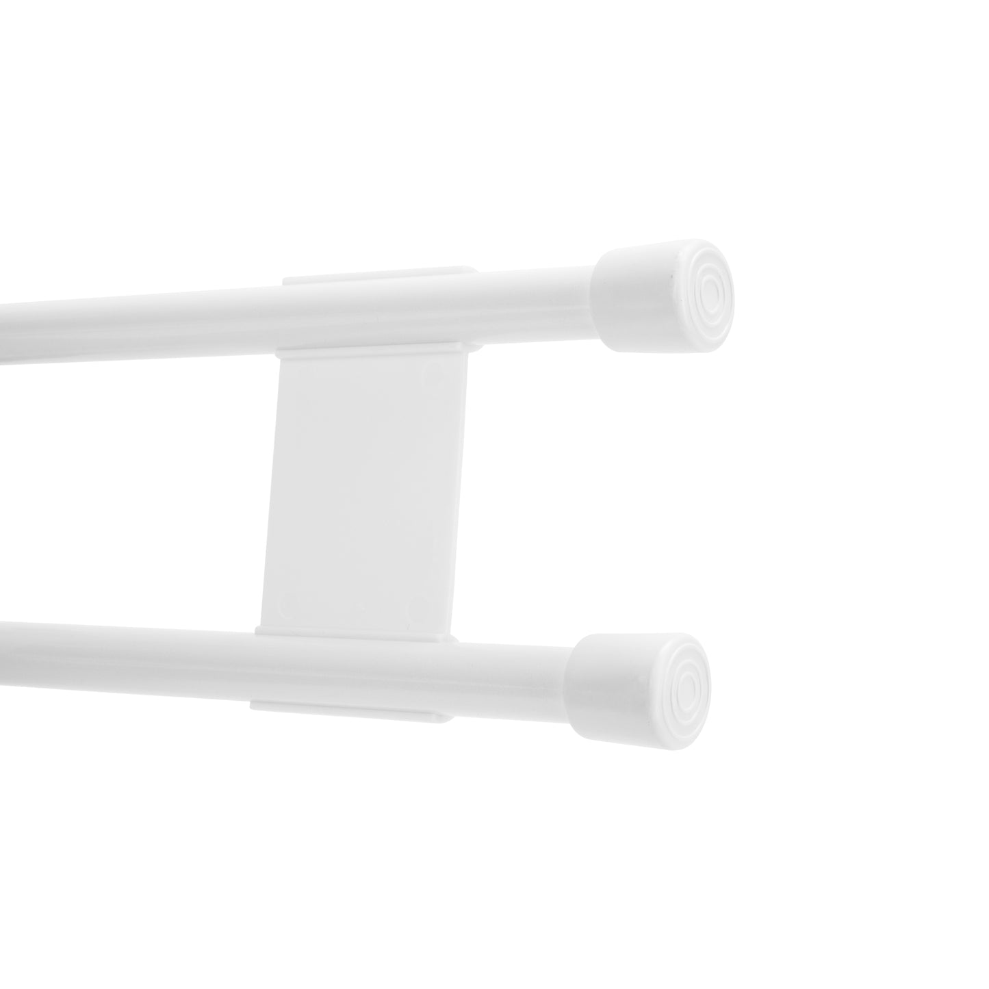 Barre Double de Réfrigérateur Camco RV Blanche – Maintien des Articles en Place de 16" à 28" pour Réfrigérateur et Armoires