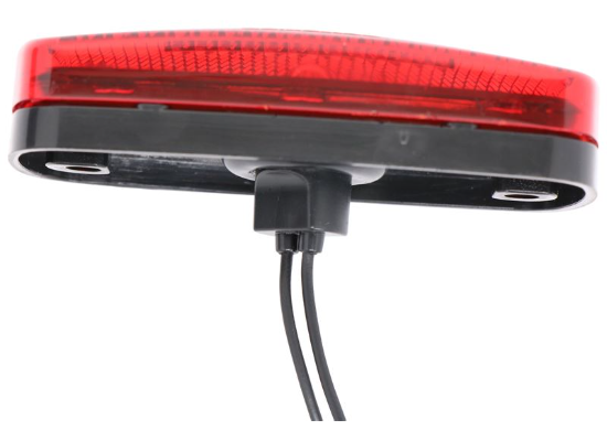 Optronics MC32RBB – Feu de gabarit rouge 4"x2" pour remorque, montage en surface, 12V, ampoule incandescente