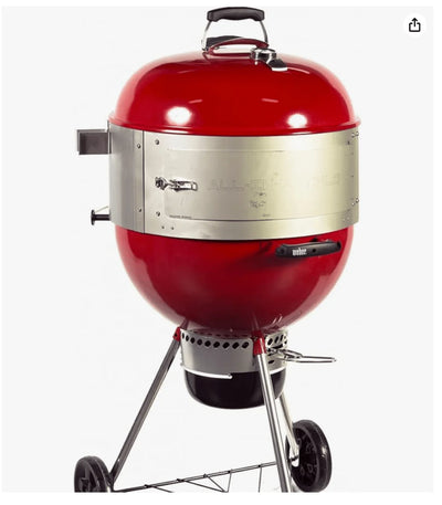 22" All-in-One BBQ Kettle Kit - Smoker, Rotisserie, Pizza, Asado | Stainless Steel