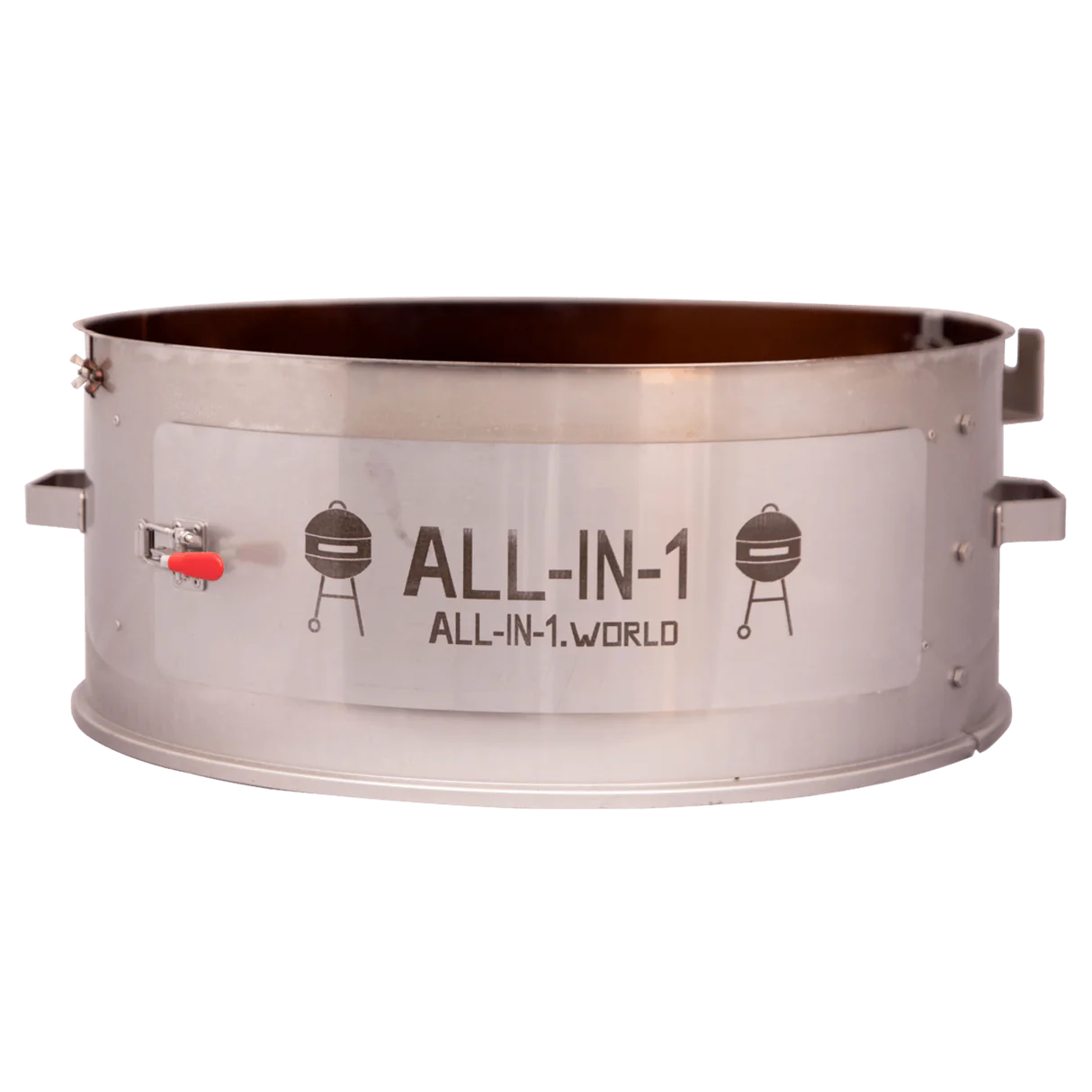 Kit Tout-en-Un pour BBQ Kettle 22" - Fumoir, Rôtissoire, Pizza, Asado | Acier Inoxydable