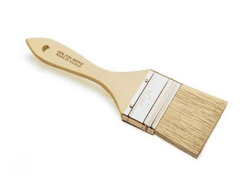 Pinceau jetable à brins de chip 2-1/2" - Idéal pour époxydes et résines - Poignée en bois