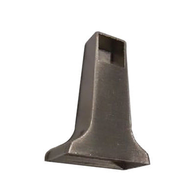 post - end - for 5/8 dia bar - brushed satin nickel