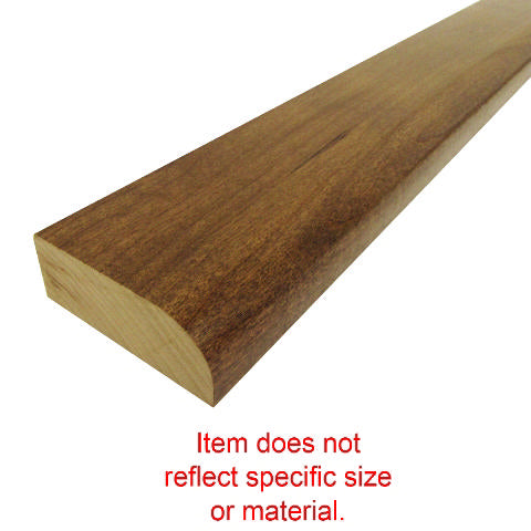 stile - radius - 18mm x 4" x 96" - lc - w/mdf face - zinfandel cherry - r1