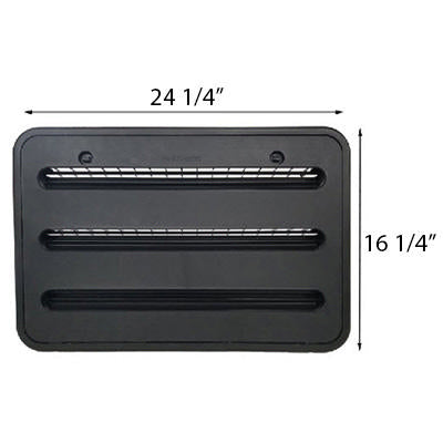refrigerator - sidewall vent - 2 door models - black - 2019 - revised 5/10/19 - 3316941.005