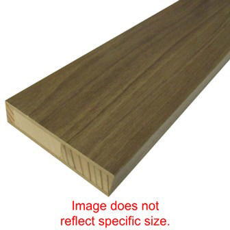stile - square - 18mm x 6" x 96" - lc - w/mdf face - hideout walnut