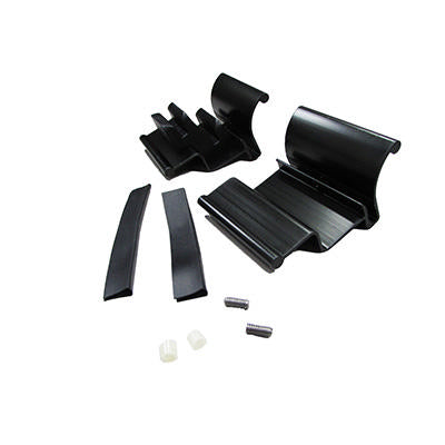 shower - door - handle assembly - satin nickel - for tri-slide door w/screws, bumper, & set screw - dark bronze - pair