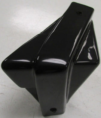 trim - cap - lower fifth wheel corner - curb side - plastic - black