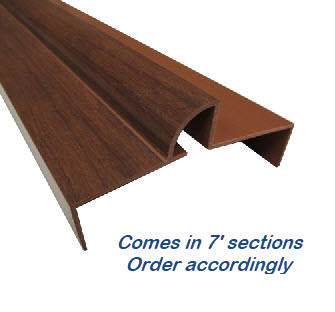 trim - door casing - 2 13/16" x 7' - hideout walnut - 245'/bx