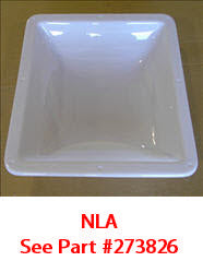 skylight - 15" x 18" - inner dome - white