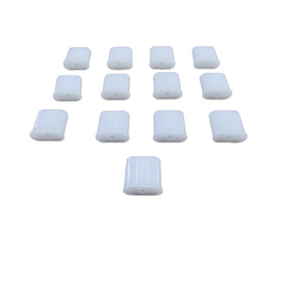 blind - end cap - bottom - milky color
