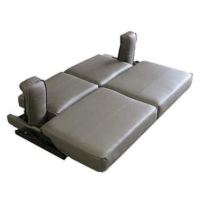 sofa - jacknife - albany - 60" - double fold down arms - ombre seal - w/t270 silver - import