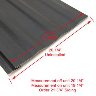 siding - 030 - 21 3/4" x 96" - 1mdm sl - slate - dk - mg