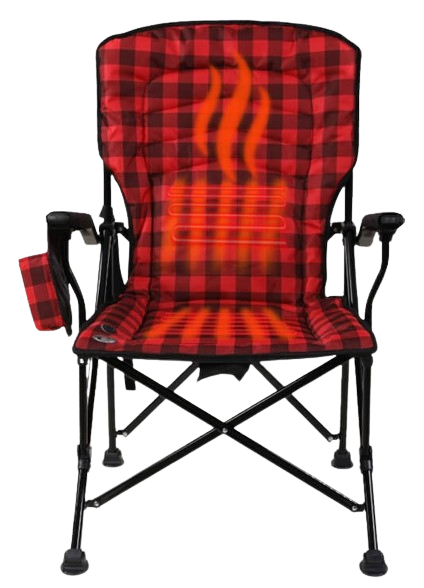 Chaise chauffante Kuma DuoHeat – Bluetooth™, batterie rechargeable 10 000 mAh, confort ultime pour l’extérieur