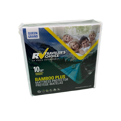Protège-matelas Bamboo Plus Queen pour VR – RV Traveler’s Choice
