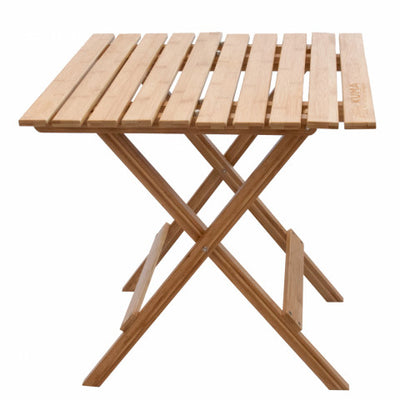 Yoho Kuma Bamboo Table - Foldable, Weather Resistant, Lightweight & Compact