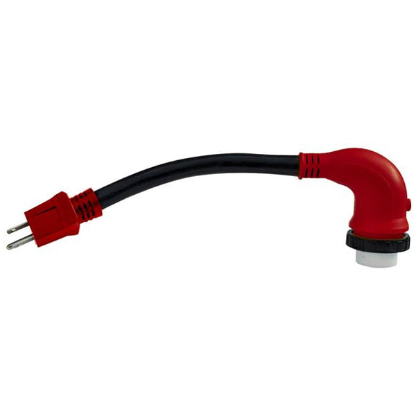 Adaptateur 15A mâle vers 50A femelle 90 deg.