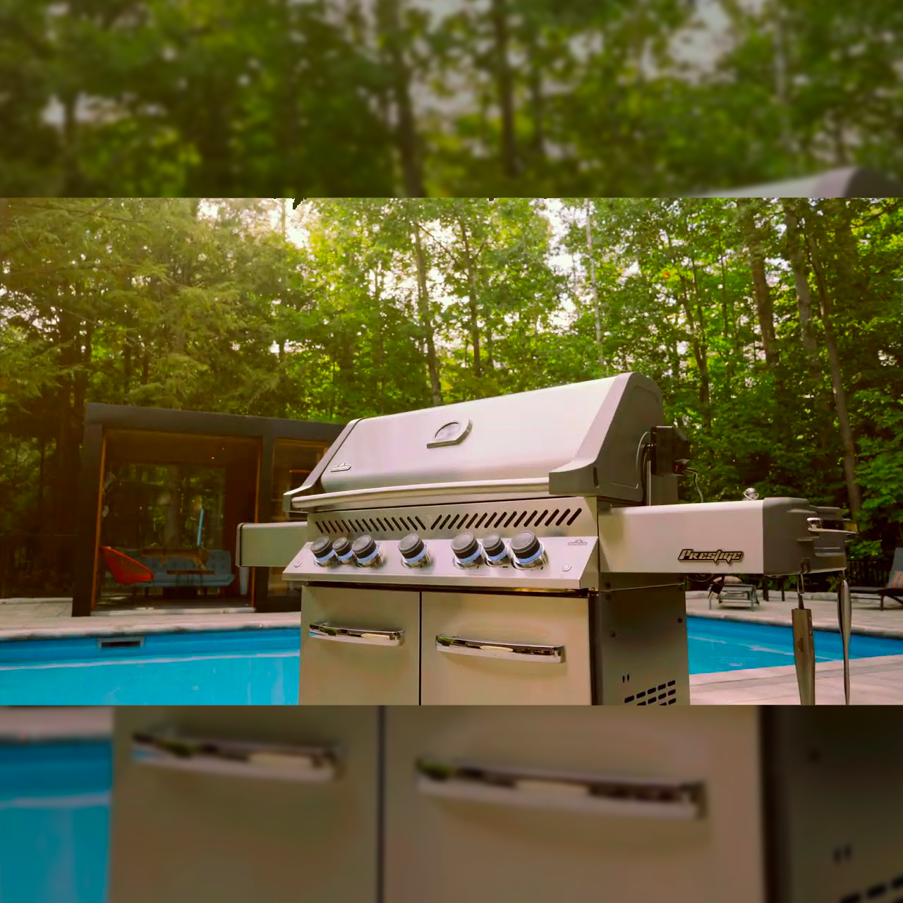 BBQ Napoleon PRESTIGE 500 Acier inox.