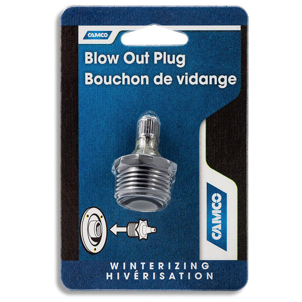 Camco Fiche de Purge Système d'Eau pour VR avec Valve Schrader – Purge des Conduites d'Eau Avant l'Hivernage