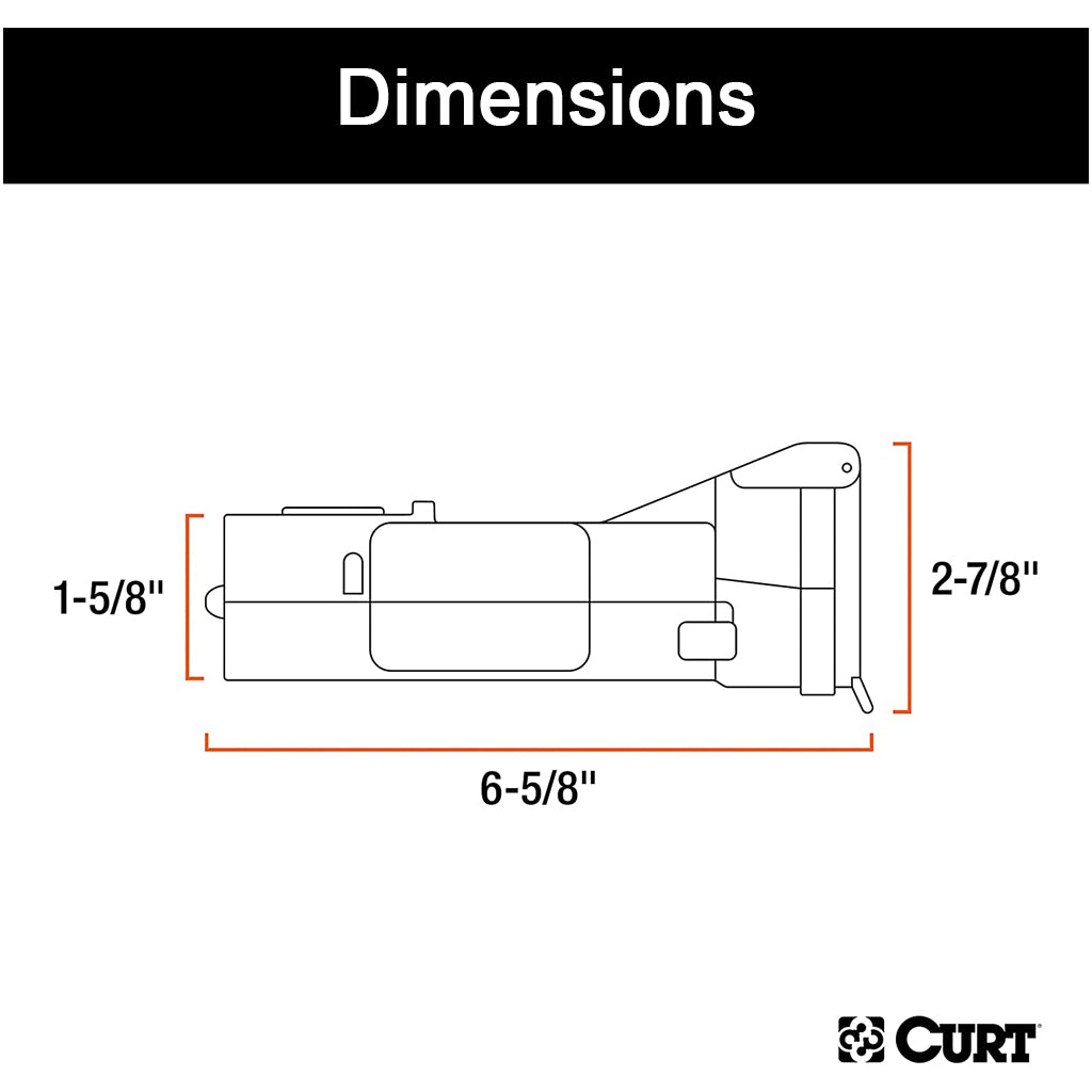 Contrôleur de frein CURT Echo™ sans fil avec application personnalisée - Compatible remorques et véhicules RV, installation simple