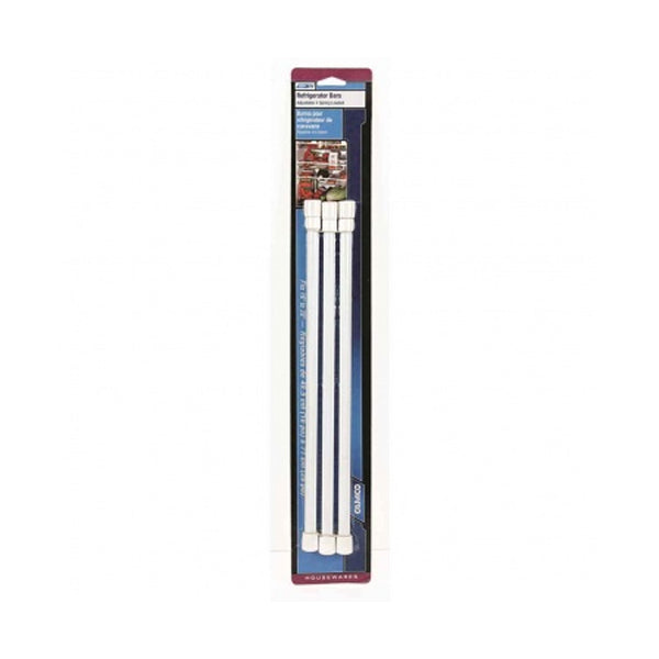 Barres Stabilisateur de Réfrigérateur Camco RV Blanches 3-Pack – Maintien des Articles en Place de 16" à 28" pour Réfrigérateur