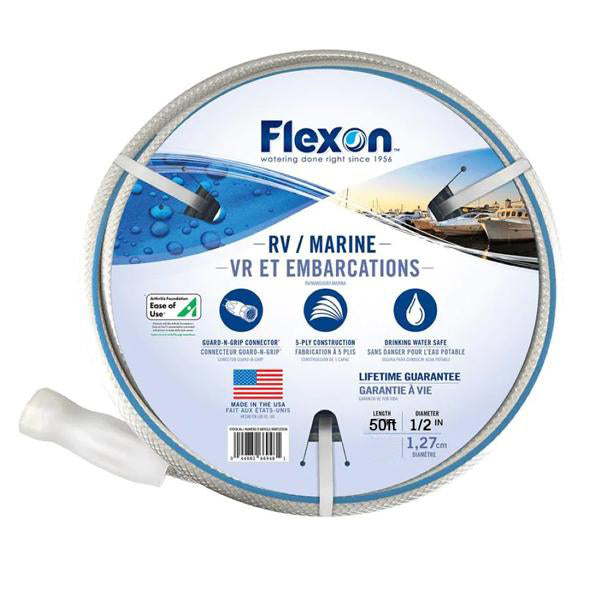 Drinking water hose 50 feet white - Flexon
