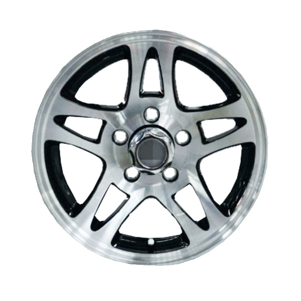 Mag alum/noir 13po 5 trous Cap mg-hc200ss