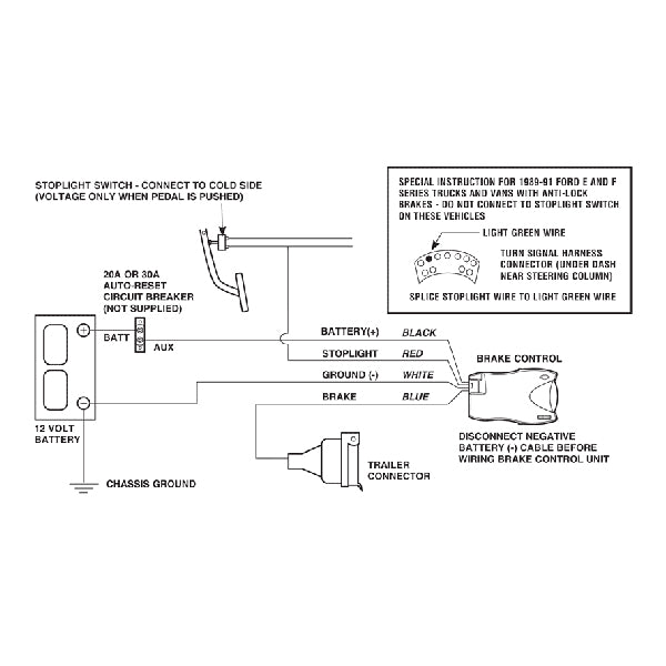 Tekonsha 9030 Voyager Commande frein électronique