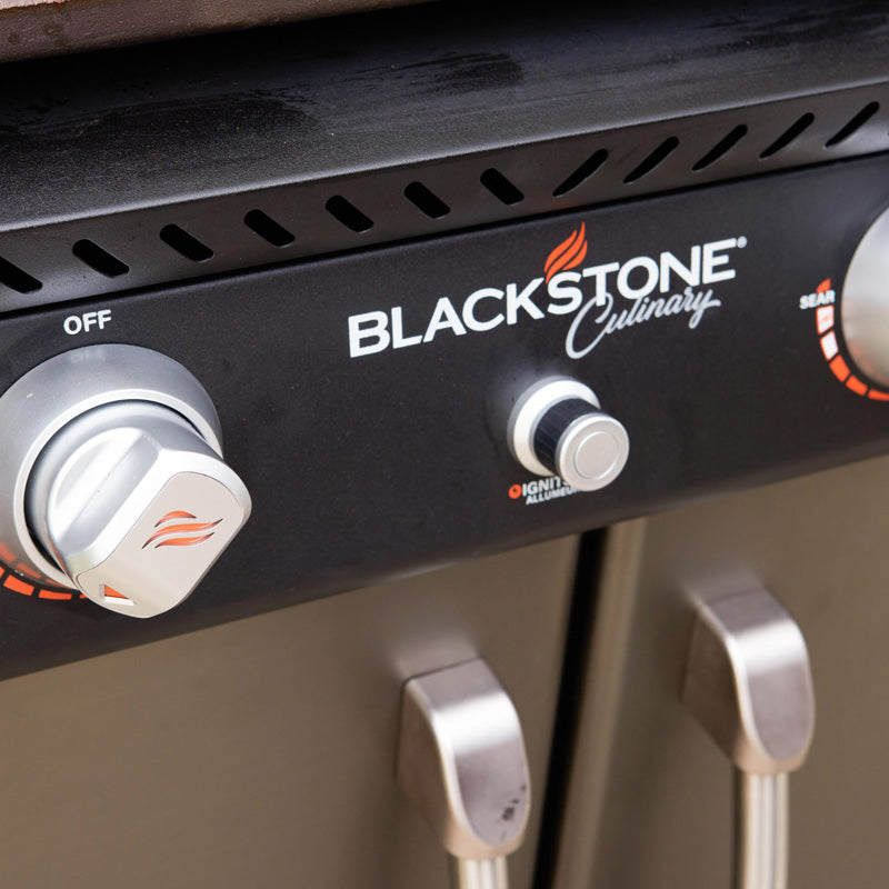 Griddles Blackstone Culinary Pro 28” avec Friteuse à Air 6L – Gril avec Rangement et Gestion des Graisses