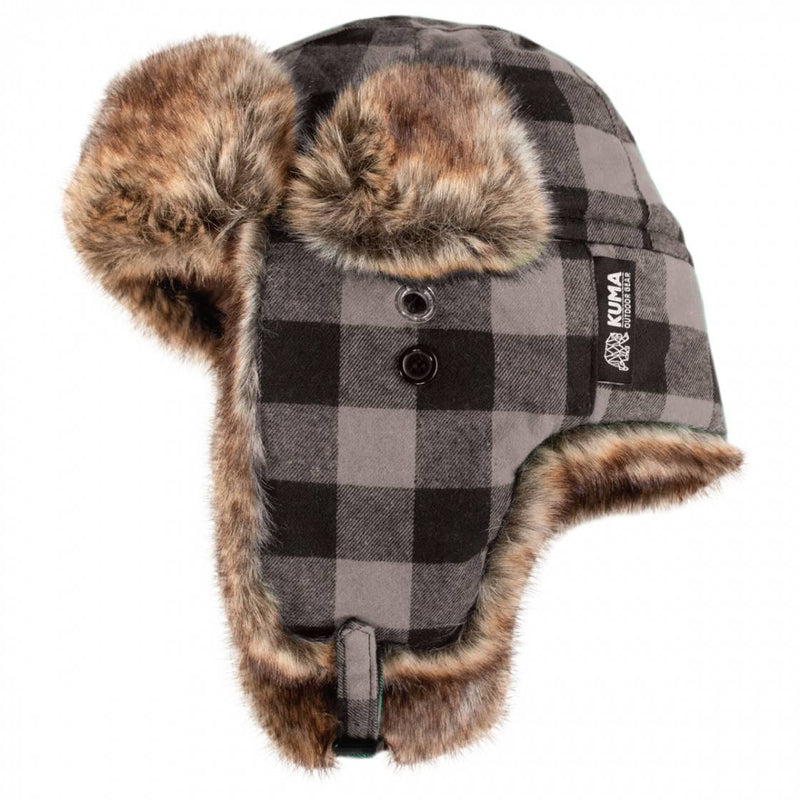 Chapeau Trappeur en Fourrure Kuma Fur Trapper Cap – Chaud, Doublé, Style Hivernal pour l’Extérieur