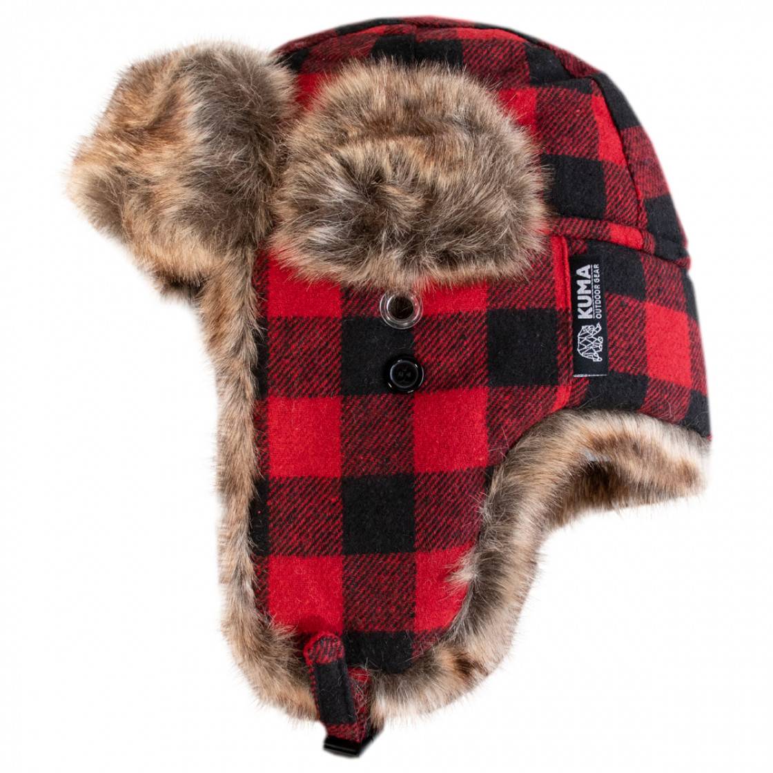 Chapeau Trappeur en Fourrure Kuma Fur Trapper Cap – Chaud, Doublé, Style Hivernal pour l’Extérieur