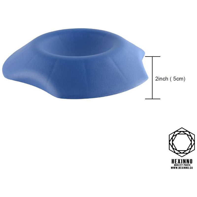 Chauffe-roue Cric de Timon de Remorque - Empêche l'Enfoncement dans le Sol Mou - Bleu