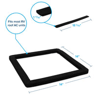 Camco Kit de Joint Universel pour Climatiseur de Toit de VR - 14" x 14"