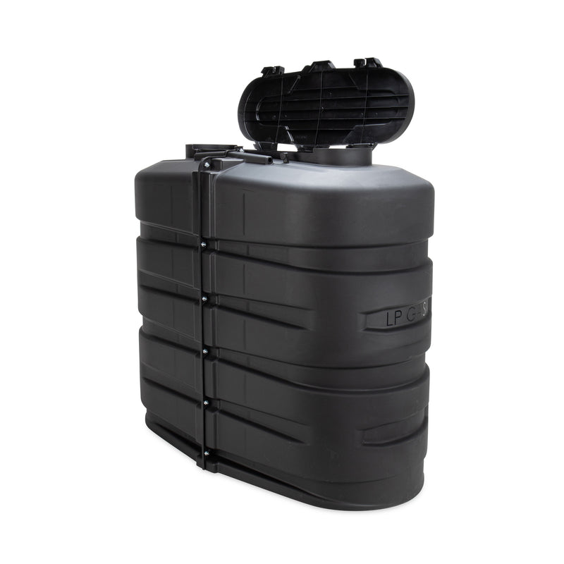 Camco RV Propane Tank Cover – Road Debris Protection for 20 lb and 30 lb Tanks