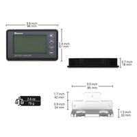 500A Battery Monitor with Shunt by Renogy | LCD Display